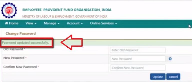 EPFO Forgot Password - How to Change / Reset EPFO UAN Password